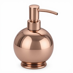 Premium <b>Brushed</b> Brass Soap Dispenser Designed For Elegant Bathroom Countertops With Durable Construction And <b>Smooth</b> Pump - Product Image 2