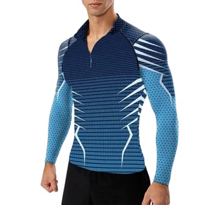 Camiseta de Manga Larga para Hombre, Totalmente Estampada, BJJ, Fabricante OEM Personalizado, Poliéster y Elastano, Elástica en 4 Direcciones, Transpirable de Primera Calidad - Product Image 4