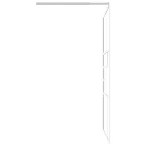 Paroi de douche en verre ESG blanc 45,3''x76,8'', portes de douche de qualité supérieure - Product Image 5