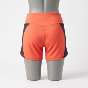 Pantalon de sport pour femmes, orange corail, avec panneau latéral contrastant, en tissu Vapor Dry, pour entraînement, équipement de grappling et tenue de combat en ring, fitness - Product Image 5