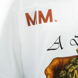 เสื้อยืดคอตตอนพิมพ์ลายกราฟฟิตี DTF ทรงหลวม สไตล์คลาสสิก พิมพ์ลายสำหรับผู้ชาย เสื้อยืดแนวสตรีทแฟชั่นทรงบ็อกซี่ โอเวอร์ไซส์ - Product Image 5