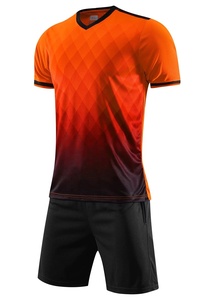 Camiseta de Fútbol con Transferencia de Calor Avanzada |   Textura de Mosaico |   Logotipo con Colores Personalizados del Equipo |   Corto |   Camiseta de Fútbol de Secado Rápido 100% Poliéster - Product Image 3