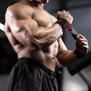 Bandes de maintien réglables pour poignets de sport, les plus vendues, avec logo personnalisé imprimé, faible MOQ, en polyester et nylon respirant, fermeture auto-agrippante pour - Product Image 2