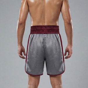 Shorts de boxe haute performance de qualité supérieure, construction durable, respirant, matière polyester écologique, séchage rapide, entraînement athlétique - Product Image 6