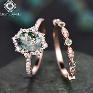 แหวนหมั้นแบบคลาสสิกชุบทอง18K ของผู้หญิง Charm_Jewells พร้อมการตั้งค่ารูปวงรี - Product Image 6