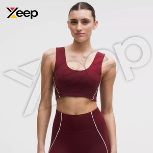 XEEP สปอร์ตบราโยคะคุณภาพสูงสำหรับผู้หญิง รุ่น XC-SB-76 สายรัดปรับได้ ระบายอากาศดี แผ่นรองถอดออกได้ รองรับได้ดี แห้งเร็ว - Product Image 1