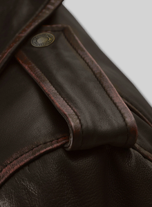 Chaqueta de Cuero para Hombre, a la Moda, Resistente al Viento, Chaqueta de Cuero para Hombre y Mujer, Estilos Personalizados, Chaqueta de Cuero Charlotte Burnt Multiple 2006 - Product Image 5