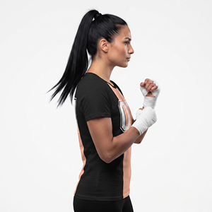 Jersey de Boxeo Personalizado para Mujer, Jersey de Combate de Boxeo OEM para Mujer, 100% Poliéster, Jerseys de Boxeo para Mujer - Product Image 3