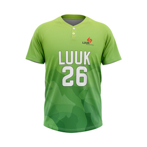 Ropa Deportiva Transpirable de Secado Rápido para Clubes y Ligas con Jersey de Béisbol Personalizado de 2 Botones, Producción OEM - Product Image 4