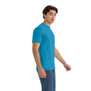 Camiseta de cuello redondo CVC para hombre de Next Level Apparel, diseño con ajuste personalizado para mayor comodidad y camisetas de marca privada para hombre. - Product Image 3