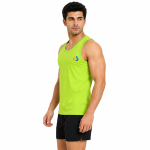 Camiseta sin mangas para hombre de estilo minimalista, con tela suave y duradera, ideal para practicar deportes, paseos de verano y uso diario. - Product Image 2