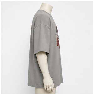 เสื้อยืดผ้าฝ้ายนุ่ม 100% ทรงโอเวอร์ไซส์ พิมพ์ลายดิจิทัล แห้งเร็ว คุณภาพสูง ออกแบบเองได้ รุ่น 24 TSA-SPT-0024 - Product Image 4