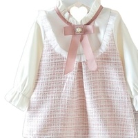 Çocuklar sigara çiçek elbise kızlar için toptan yaz yenidoğan bebek giysi baskısı kısa kollu butik kız elbiseler bebek bezi