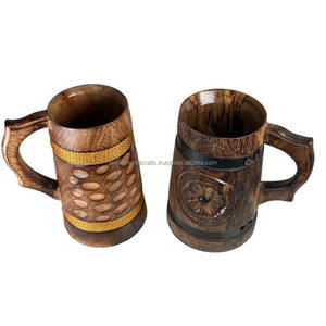 Personnaliser la tasse en bois Tasses en bois uniques décoratives par Tayyab Handicraft - Product Image 3