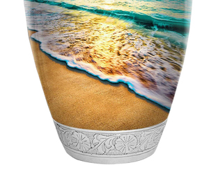 Wholesale Metal Cremation Urns <b>for</b> Adult Human <b>Ashes</b> Modern Design Funeral Supplies <b>Casket</b> Memorial Keepsake - Product Image 6