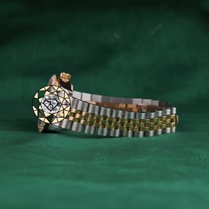 Reloj de Hombre con Diamantes Moissanite en Oro Helado, Más Vendido, Brillante, Completamente de Acero Inoxidable, Movimiento de Cuarzo, Resistente al Agua 3BAR - Product Image 3