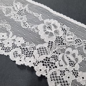 Bande de dentelle extensible florale festonnée en nylon et élasthanne léger, 8 cm, en tricot warp, pour garniture de lingerie - Product Image 2