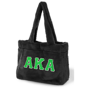   Sac à main en fausse fourrure noire pour femme, sac à bandoulière doux et moelleux, sac à main en peluche élégant, sac fourre-tout décontracté, style tendance et luxueux - Product Image 1