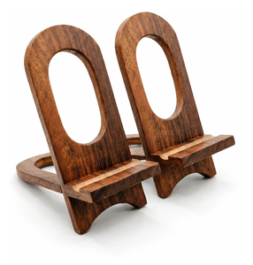 Support de téléphone portable en bois de qualité durable, support de tablette, support de téléphone portable, artisanat naturel à prix de gros - Product Image 5