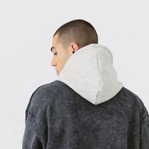 New Design <b>Men</b> Acid Wash Hoodie Heavyweight Cotton Relaxed Fit Vintage Streetwear OEM ODM Cotton French Terry Casual Hooded - Product Image 5