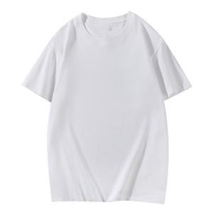 Camiseta de Manga Corta para Mujer, Cuello Redondo, 220G, 100% Algodón, con Logotipo Personalizado Bordado, Precio de Fábrica en Bangladesh y China, OEM - Product Image 5