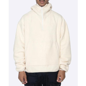 2023 nouveaux sweats à capuche pour hommes sweats à capuche à fermeture éclair polaire couleur unie homme à capuche plaque légère à manches longues pull mâle-Ar - Product Image 3
