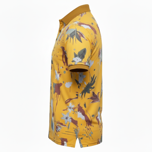 เสื้อโปโลกอล์ฟพิมพ์ลายแบบกำหนดเอง คุณภาพสูง พิมพ์ลายดิจิตอลแบบซับลิเมชั่น ปักลาย แห้งเร็ว ระบายเหงื่อได้ดี - Product Image 3