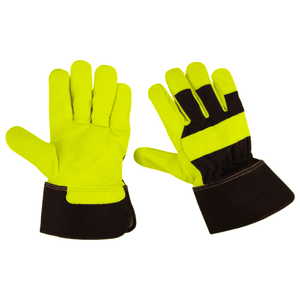 Gants de sécurité en cuir de mouton de qualité supérieure, anti-vibration, respirants, résistants à l'abrasion, confortables et robustes - Product Image 4