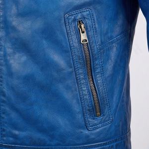 Veste de moto en cuir véritable pour homme de qualité supérieure, nouvelle arrivée, vestes de moto d'hiver, protections amovibles, personnalisables - Product Image 5