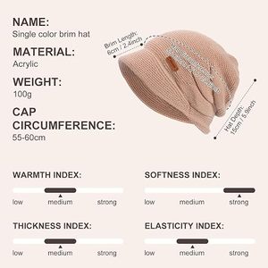 Bonnet tricoté unisexe personnalisé avec logo, impression par décharge, gaufré, mignon, 100 % acrylique, chaud, à revers côtelé, pour usage quotidien, vente en gros - Product Image 4