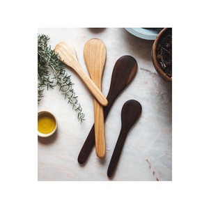 Juego de espátulas clásicas de madera de olivo, utensilios de cocina de madera para revolver, freír, mezclar, hornear y servir - Product Image 5