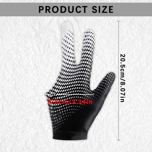 Guantes de Snooker Duraderos con Palma Reforzada, Resistentes al Desgaste, Mezcla de Spandex para Billar - Product Image 3