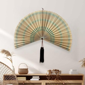 พัดลมไม้ไผ่ทอจากเวียดนามพัดลมติดผนังทำด้วยมือขนาดใหญ่มีตัวเลือกตามสั่งเป็นมิตรต่อสิ่งแวดล้อม - Product Image 4