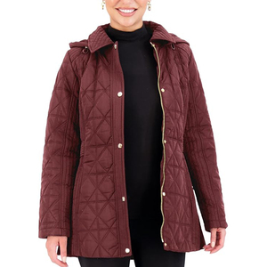 Chaqueta Acolchada de Lona Personalizada para Mujer 2026, de Secado Rápido, Transpirable, para Invierno, con Relleno 100% Poliéster, Cierre de Cremallera, Tallas Grandes, Diseño Digital - Product Image 5