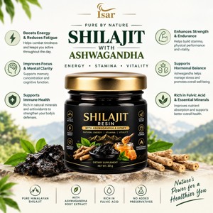 Résine de Shilajit Pur de l'Himalaya OEM 30g – Mélange Herbal Premium de Shilajit Purifié et d'Ashwagandha pour l'Énergie Quotidienne et le Soutien de l'Endurance - Product Image 3