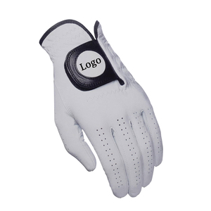 Gants de golf unisexes toutes saisons en cuir véritable à doigts entiers avec fermeture à boucle, emballage personnalisé pour les mains - Vente en gros - Product Image 1