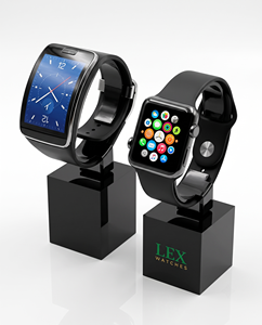2025 New Fashion Acrylic Smart Watch <b>Display</b> Stand Compact Elegant Transparent Customized Freestanding Corner Shelf for Easy - Product Image 2