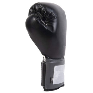 Gants de boxe d'entraînement en similicuir bleu avec fermeture à lacets pour adultes, design respirant - Product Image 1