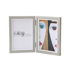Double/Triple/Foldable <b>Wooden</b> Photo <b>Frame</b> 2/3/4/5-Linked Foldable <b>Picture</b> Holder with Beautiful Design - Product Image 2