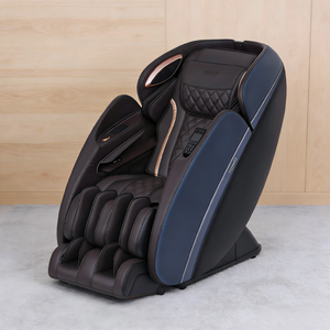 Fauteuil de massage 4D avec airbags pour genoux et mollets, points d'acupression, relaxation, rail SL de 131 cm, grattage profond des pieds et rouleau excentrique - Product Image 1