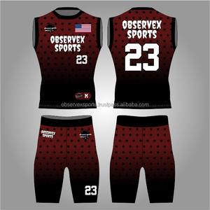Uniforme de Fútbol Americano sin Mangas con Compresión 7v7, Uniforme Personalizado para Torneos 7on7 con Logotipo, Jersey 7v7, Los Mejores Uniformes 7 contra 7 - Product Image 1