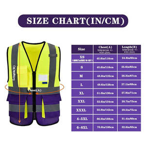 Gilet de sécurité réfléchissant haute visibilité personnalisé unisexe grande taille séchage rapide respirant vêtements de travail industriels et de construction - Product Image 3