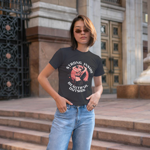 Abrace Su Estilo Único, TWILL SPORTS, Camisetas Cortas de Algodón Ecológico para Mujer, Corte Ajustado, Colores Personalizados - Product Image 5