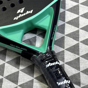 Raqueta de Pádel Profesional Personalizada OEM, Núcleo de Espuma, Marco de Fibra de Carbono 3K/12K, Alto Rendimiento, Ligera, Duradera, Cubierta de Cuero - Product Image 2