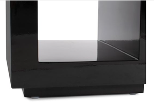 Black Modern <b>Console</b> <b>Table</b> Rectangular <b>Narrow</b> Accent Pedestal <b>Table</b> with Storage for Living Room Entryway - Product Image 5