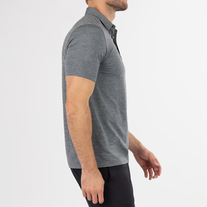 Chemises pour hommes de haute qualité, confortables, respirantes, légères, en toile 100% polyester, avec logo personnalisé, formelles et basiques - Product Image 6