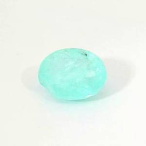 Turmalina Paraiba Natural Azul Corte Ovalado Gema Suelta Genuina Rara Gema de Neón Certificada por Terceros Tamaño Libre para Joyería - Product Image 1
