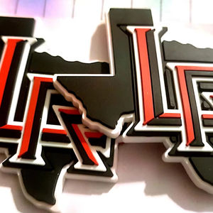 Pare-chocs de casque de baseball personnalisés avec adhésif 3M, ruban adhésif double face 2D 3D pour logos d'équipes - Product Image 2