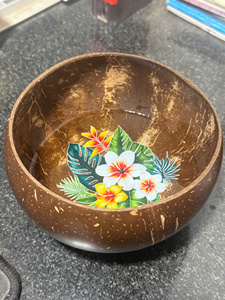 Gobelet en coquille de noix de coco fabriqué à la main au Vietnam, écologique, pour crème, IMPRESSION 3D - Product Image 1