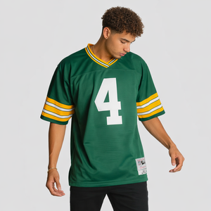 Camisetas de Fútbol Americano Personalizadas Unisex, Transpirables, 100% Poliéster, Estampadas, con Parche Bordado con el Logotipo del Equipo - Product Image 4